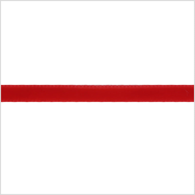 Single Faced Velvet Ribbon Made in Italy - 1/8" - Red - Sabine Collection