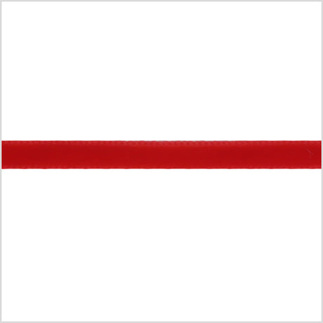 Single Faced Velvet Ribbon Made in Italy - 1/8" - Red - Sabine Collection