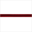 Single Faced Velvet Ribbon Made in Italy - 1/8" - Scarlet - Sabine Collection