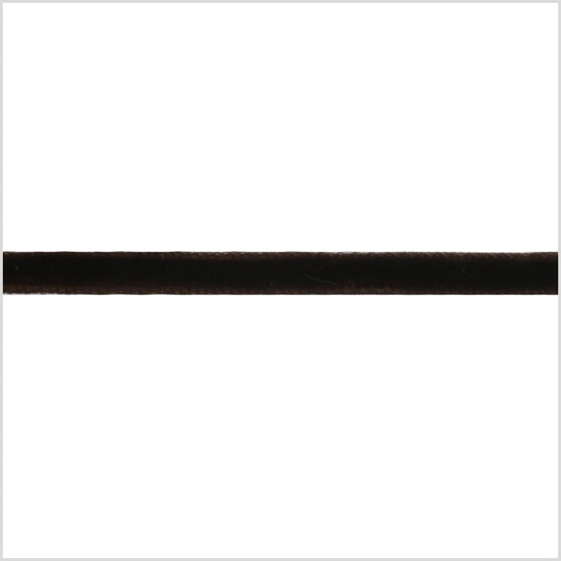 Single Faced Velvet Ribbon Made in Italy - 1/8" - Chocolate - Sabine Collection