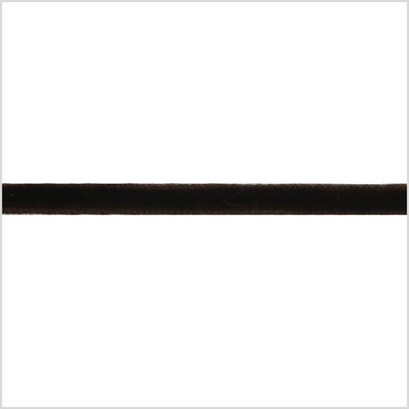 Single Faced Velvet Ribbon Made in Italy - 1/8" - Chocolate - Sabine Collection