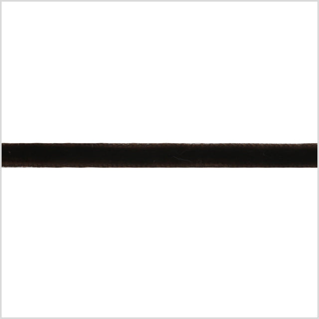 Single Faced Velvet Ribbon Made in Italy - 1/8" - Chocolate - Sabine Collection