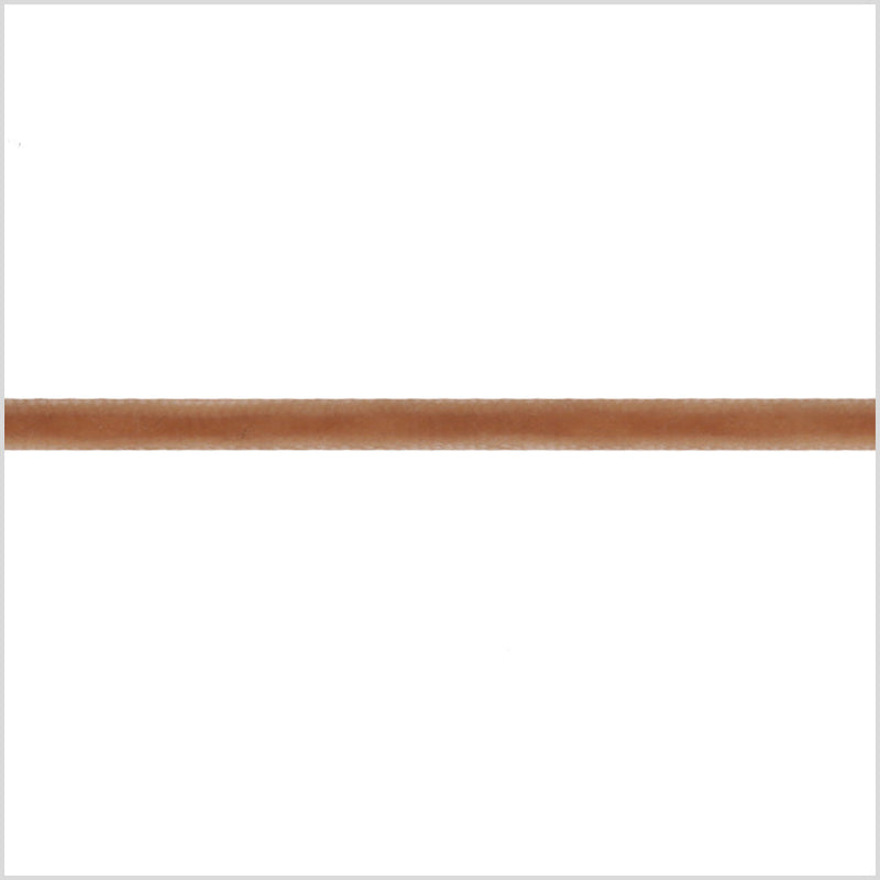 Single Faced Velvet Ribbon Made in Italy - 1/8" - Coffee - Sabine Collection