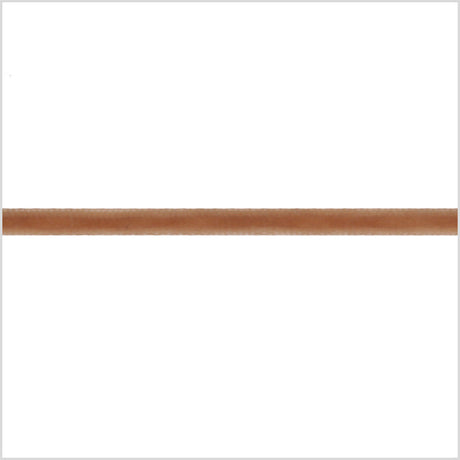 Single Faced Velvet Ribbon Made in Italy - 1/8" - Coffee - Sabine Collection