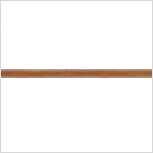 Single Faced Velvet Ribbon Made in Italy - 1/8" - Coffee - Sabine Collection