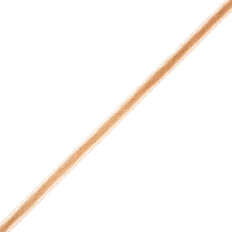 Single Faced Velvet Ribbon Made in Italy - 1/8" - Beige - Sabine Collection