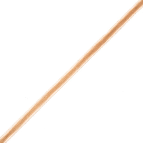 Single Faced Velvet Ribbon Made in Italy - 1/8" - Beige - Sabine Collection