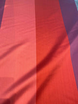 River Stripe NFP Jewel Polyester Fabric - Pink Purple Red Stripe, 126" Width (1 Yard)