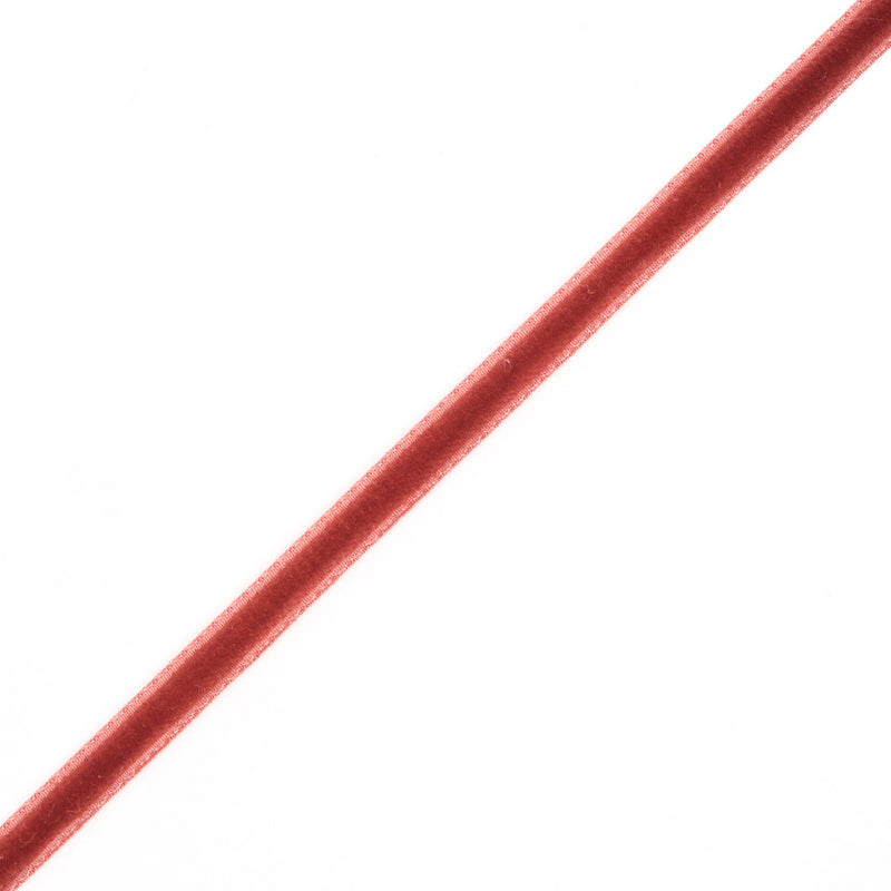 Single Faced Velvet Ribbon Made in Italy - 1/8" - Guava - Sabine Collection