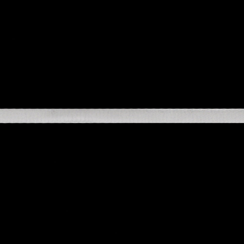 Single Faced Velvet Ribbon Made in Italy - 1/8" - White - Sabine Collection