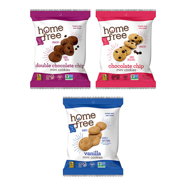 Homefree Gluten-Free 1 oz. Mini Cookie Variety Pack 30-Count