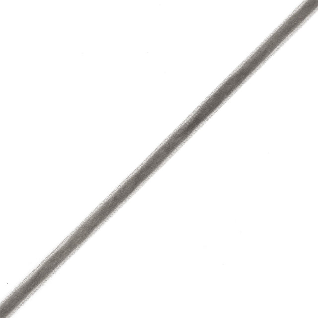 Single Faced Velvet Ribbon Made in Italy - 1/8" - Gray - Sabine Collection