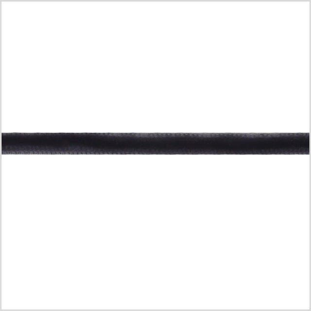 Single Faced Velvet Ribbon Made in Italy - 1/8" - Dark Gray - Sabine Collection