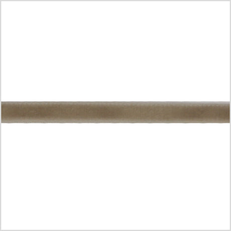 Single Faced Velvet Ribbon Made in Italy - 1/8" - Khaki - Sabine Collection