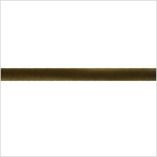 Single Faced Velvet Ribbon Made in Italy - 1/8" - Moss Green - Sabine Collection