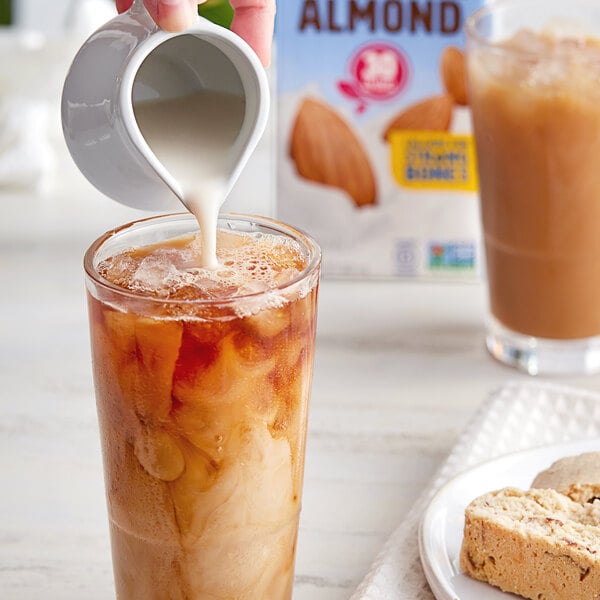 Silk Unsweetened Almond Milk 32 fl. oz. - 6/Case