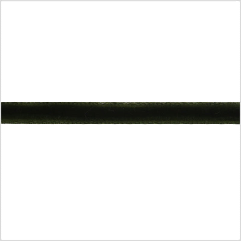 Single Faced Velvet Ribbon Made in Italy - 1/8" - Hunter - Sabine Collection