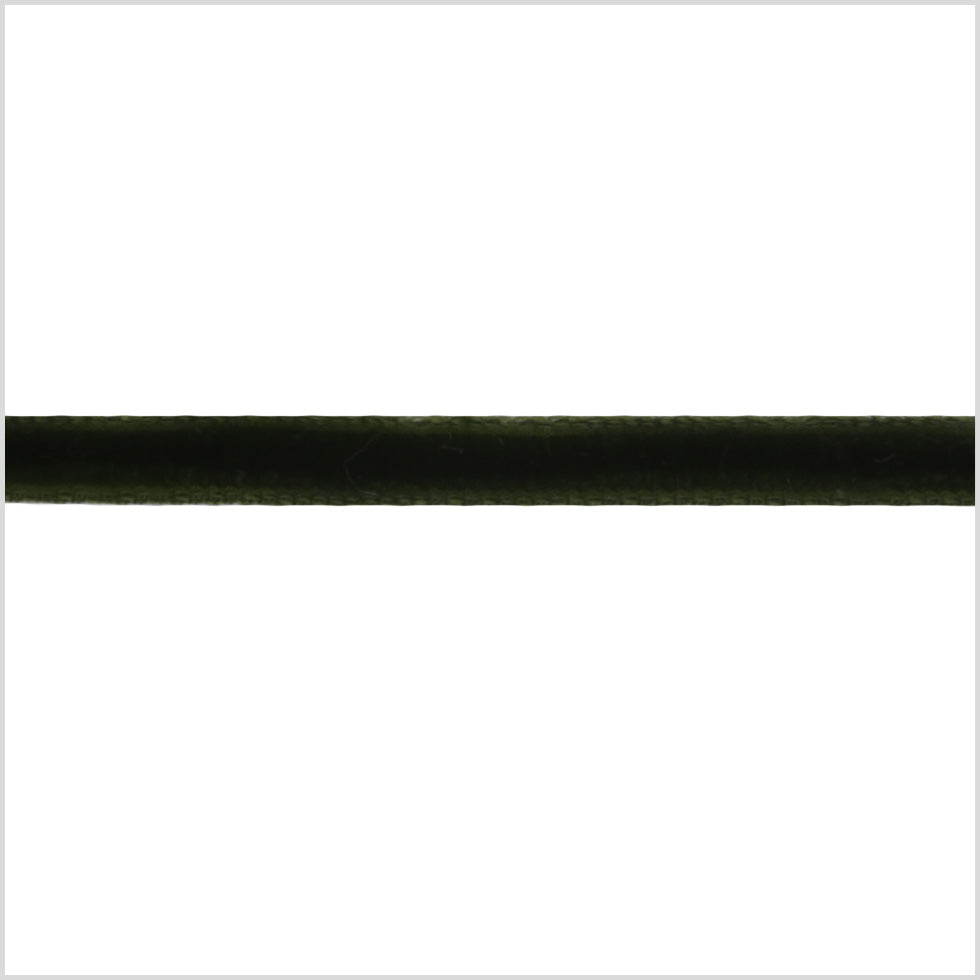 Single Faced Velvet Ribbon Made in Italy - 1/8" - Hunter - Sabine Collection