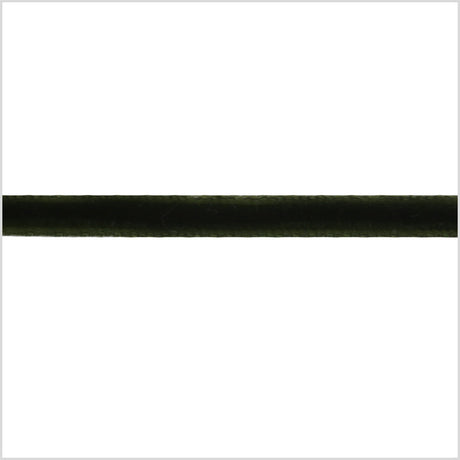 Single Faced Velvet Ribbon Made in Italy - 1/8" - Hunter - Sabine Collection