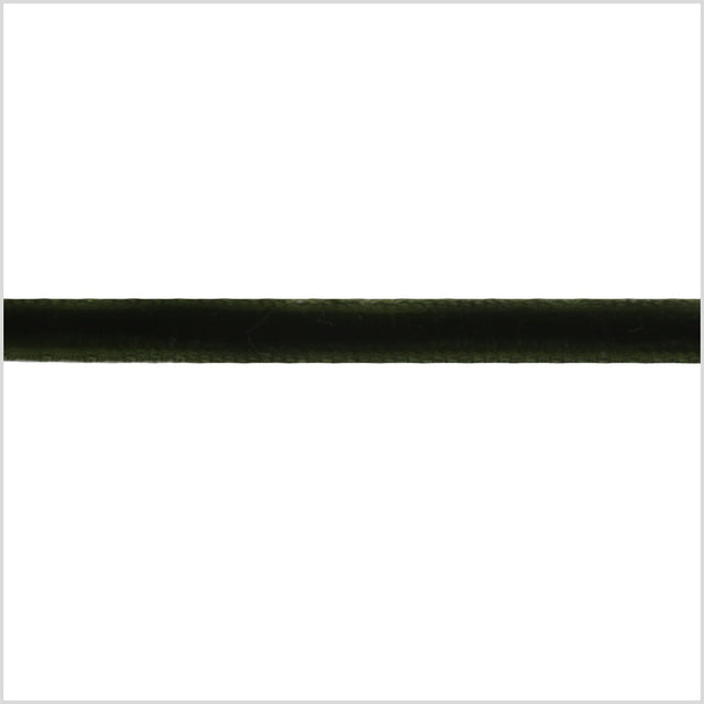Single Faced Velvet Ribbon Made in Italy - 1/8" - Hunter - Sabine Collection