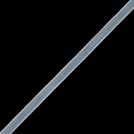 Single Faced Velvet Ribbon Made in Italy - 1/8" - Baby Blue - Sabine Collection