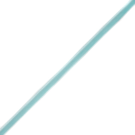 Single Faced Velvet Ribbon Made in Italy - 1/8" - Turquoise - Sabine Collection