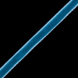 Single Faced Velvet Ribbon Made in Italy - 1/8" - Dark Turquoise - Sabine Collection