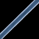 Single Faced Velvet Ribbon Made in Italy - 1/8" - French Blue - Sabine Collection