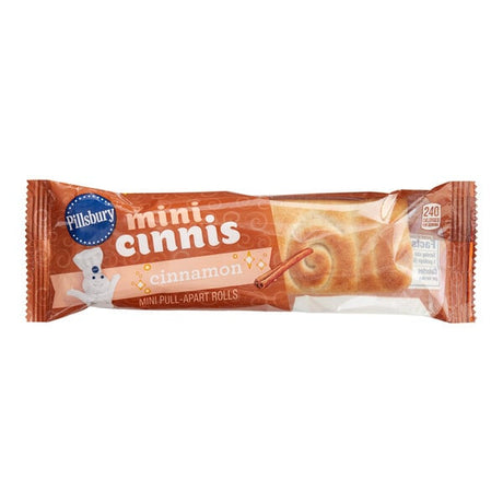 Pillsbury Mini Cinnis Individually Wrapped Pull-Apart Cinnamon Rolls 2.29 oz. - 72/Case