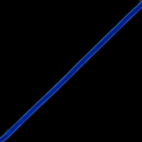 Single Faced Velvet Ribbon Made in Italy - 1/8" - Royal - Sabine Collection