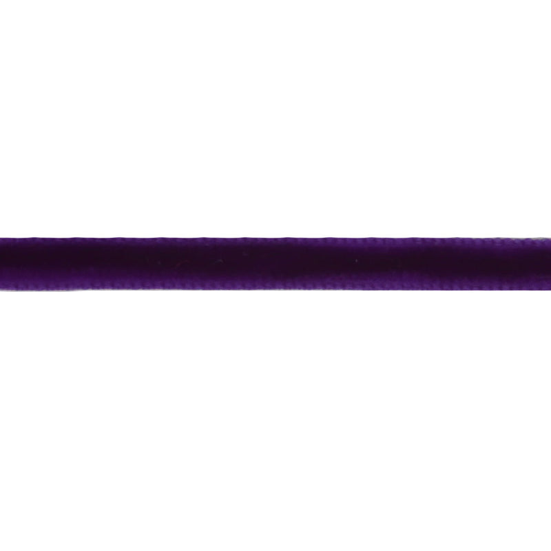 Single Faced Velvet Ribbon Made in Italy - 1/8" - Purple - Sabine Collection