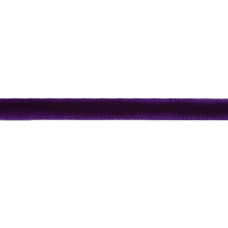 Single Faced Velvet Ribbon Made in Italy - 1/8" - Purple - Sabine Collection