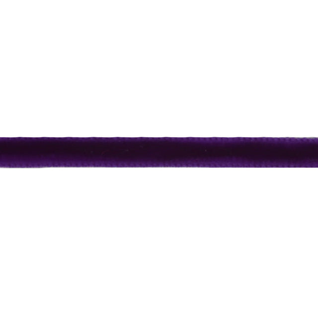 Single Faced Velvet Ribbon Made in Italy - 1/8" - Purple - Sabine Collection