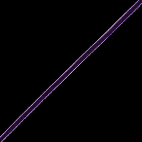 Single Faced Velvet Ribbon Made in Italy - 1/8" - Dark Grape - Sabine Collection