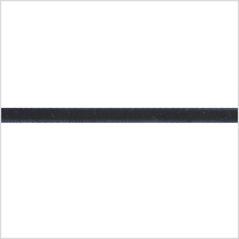 Single Faced Velvet Ribbon Made in Italy - 1/8" - Navy - Sabine Collection