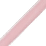 Single Faced Velvet Ribbon Made in Italy - 3/8" - Baby Pink - Sabine Collection