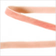 Single Faced Velvet Ribbon Made in Italy - 3/8" - Coral - Sabine Collection