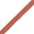 Single Faced Velvet Ribbon Made in Italy - 3/8" - Dusty Pink - Sabine Collection