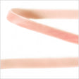 Single Faced Velvet Ribbon Made in Italy - 3/8" - Light Peach - Sabine Collection