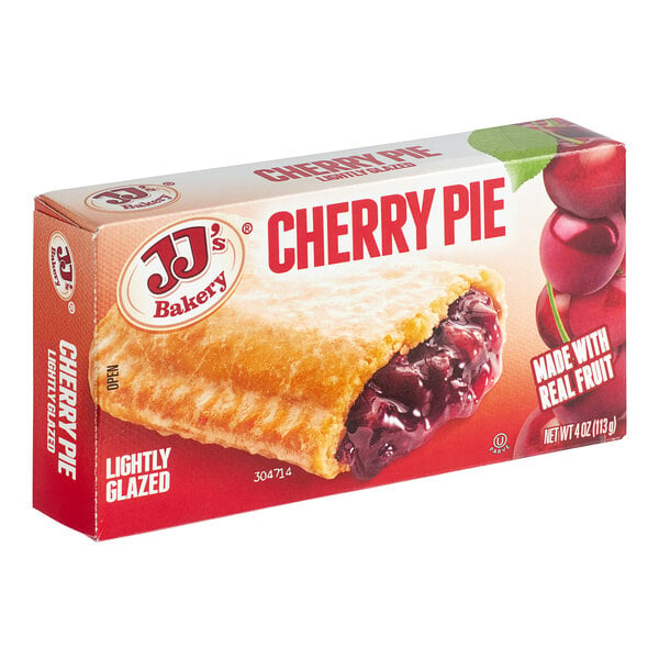 JJ's Bakery Cherry Pie Turnover 4 oz. - 48/Case