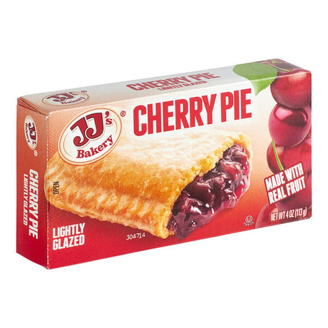 JJ's Bakery Cherry Pie Turnover 4 oz. - 48/Case