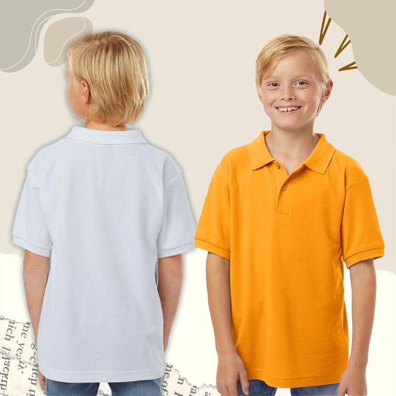 AllPro® Youth Pique Polo Shirt 65/35 Polyester Cotton