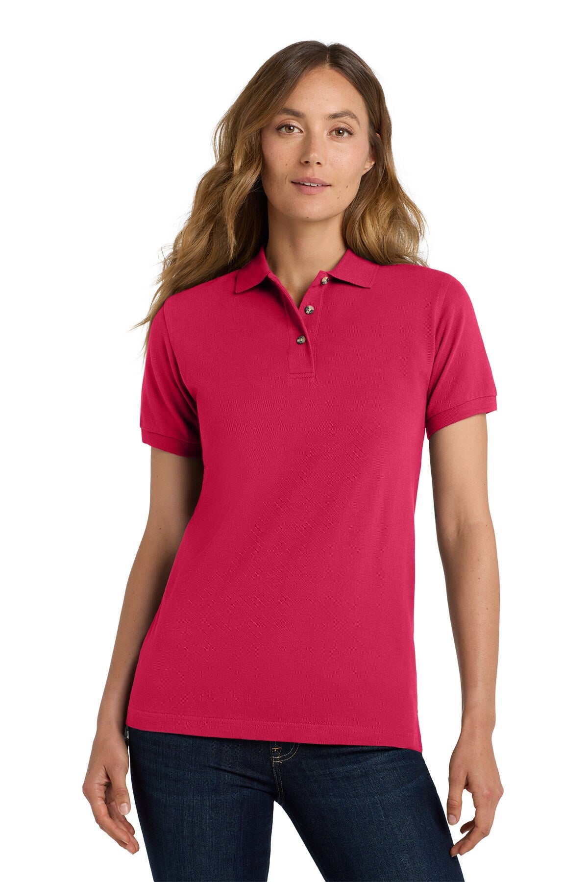 Port Authority® Women's Heavyweight Cotton Pique Polo