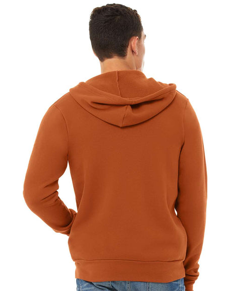 Image 1: Bella Canvas 3739 Unisex Sponge Fleece Full-Zip HoodieImage 2: Soft fleece zip hoodie with comfortable fitImage 3: Premium Bella Canvas full zipper sweatshirtImage 4: Blank hoodie for custom apparel printingImage 5: Lightweight unisex fleece layering hoodieImage 6: Casual full zip hoodie style