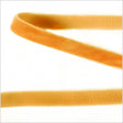 Single Faced Velvet Ribbon Made in Italy - 3/8" - Mustard - Sabine Collection
