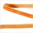 Single Faced Velvet Ribbon Made in Italy - 3/8" - Rust - Sabine Collection