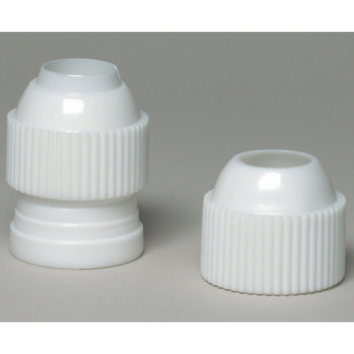 Ateco 402 Medium Coupler Plastic 3 Pc. - Fits Med. & Std. Size