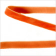 Single Faced Velvet Ribbon Made in Italy - 3/8" - Bright Orange - Sabine Collection