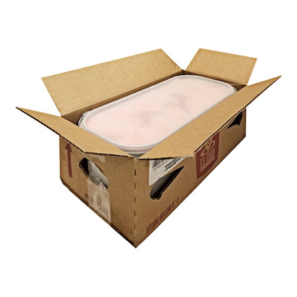 G.S. Gelato Plant-Based Strawberry Almond Crisp Oat Milk Frozen Dessert 5 Liter Container