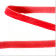 Single Faced Velvet Ribbon Made in Italy - 3/8" - Red - Sabine Collection